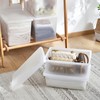 Sgoostood 15 QuartStackable Plastic Storage Bins with Lids,Container to Organize