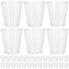 BESTonZON Drinking Cups, Disposable Plastic Cups, Plastic Cups, Placups, 50ml,