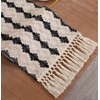 Gxfctys Table Runner, Modern Farmhouse Table Runner, Black and Beige
