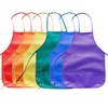 XcnPer 6Pack Kids Painting Apron, Toddler Paint Apron Smock with