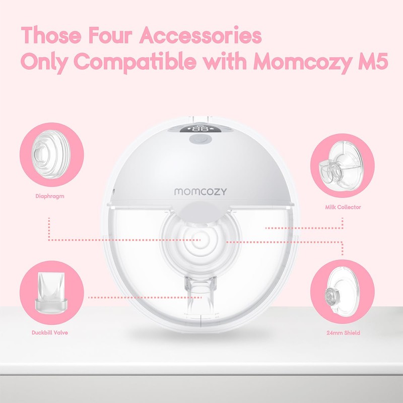 Complete Sets Compatible with Momcozy M5 Replacement Parts