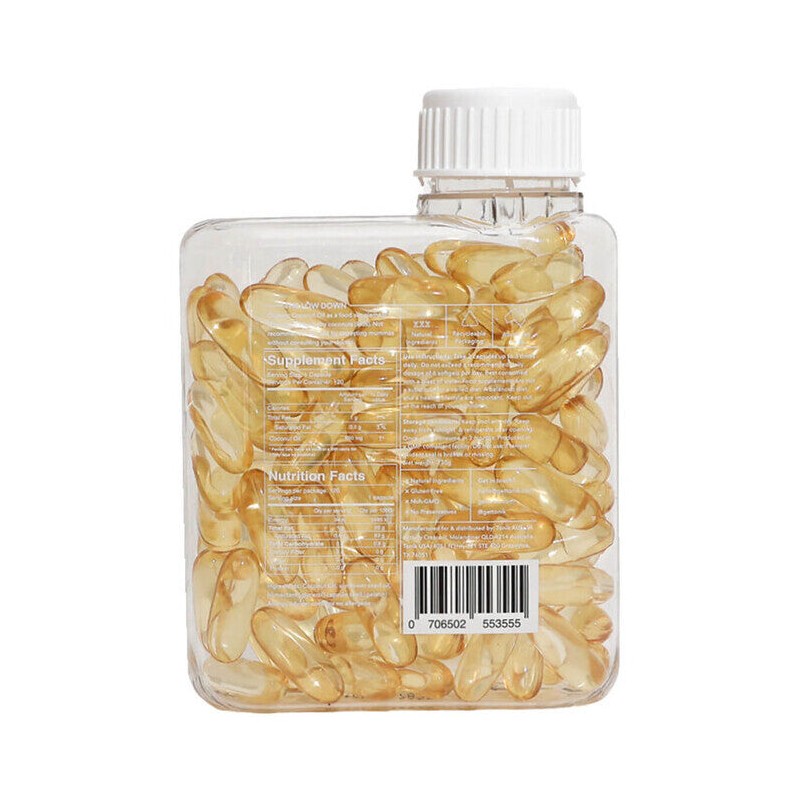 Tonik Coconut Oil Capsules, 120 Capsules