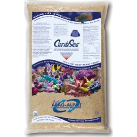 CaribSea Arag-Alive 20-Pound Special Grade Reef Sand, Bahamas Oolite