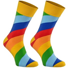 Rainbow Socks - Women's Men's Funny Socks, 1 x lollipop