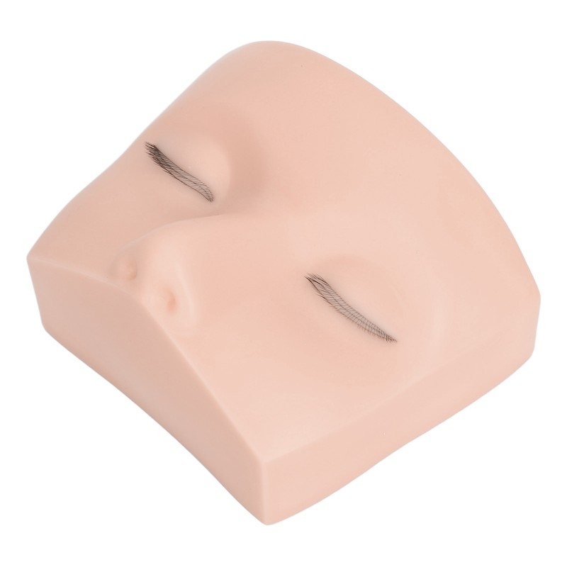 Lash Mannequin Head Elastic Realistic 3 Layer Lashes Eyelash Mannequin