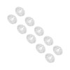 10Pcs Footswitch Toppers Clear Transparent Universal for Guitar Effects Pedal
