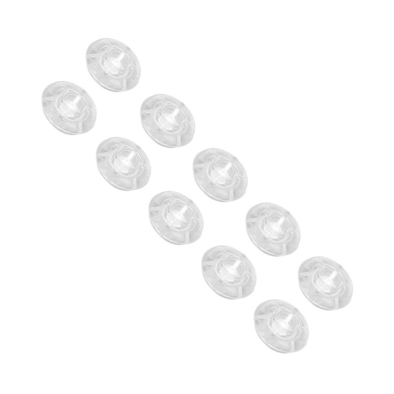 10Pcs Footswitch Toppers Clear Transparent Universal for Guitar Effects Pedal