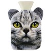 0.7 Litre Hot Water Bottle with Cat Assorted Design