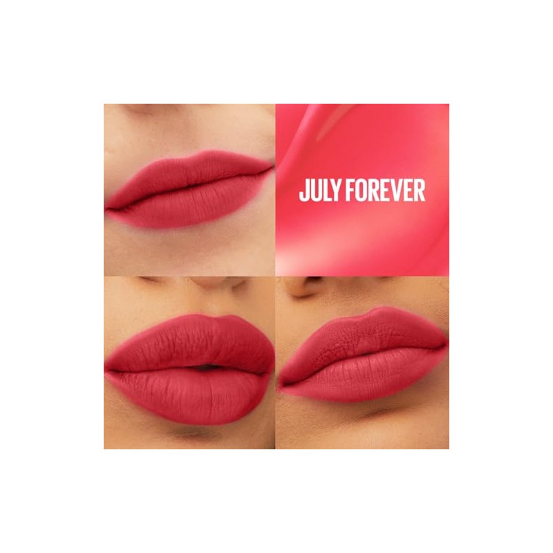Maybelline Super Stay Teddy Tint, Tinta para Labios Mate Difuminado,