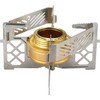 Camping Moon Alcohol Burner with Storage Bag, Stainless Steel Trivet,