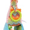 Infant Stroller Rattle Bell with Teether Mirror Cute Giraffe Plush