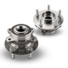 KAX 512498 Pair Front/Rear Wheel Hub Bearing Compatible with 2016