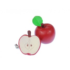 Apple Rubber Brooch Pin Miniblings Fruit Food Eating Fruit