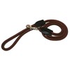 Rosewood Rope Twist Lead, 64-inch, Brown/ Teal