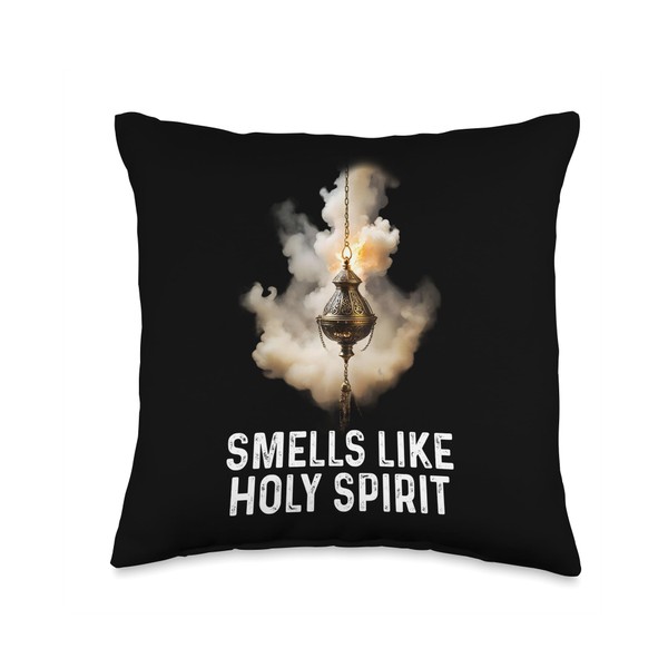 Thurible Traditional Latin Mass Catholic Throw Pillow