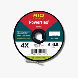 Rio Fly Fishing Tippet PowerfleX-.015 Tippet Fishing Tackle - Clear - 23.7kg
