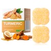 AOPEIBOTO Turmeric Hair Shampoo Soap, Ginger Hair Regrowth Shampoo Bar