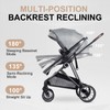 2-in-1 Baby Stroller with Bassinet Mode - Folding Infant Newborn