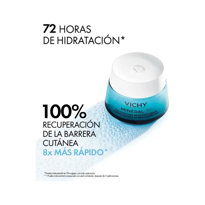 Kit Minéral Crema Facial Hidratante 72h 50ml 2pcs