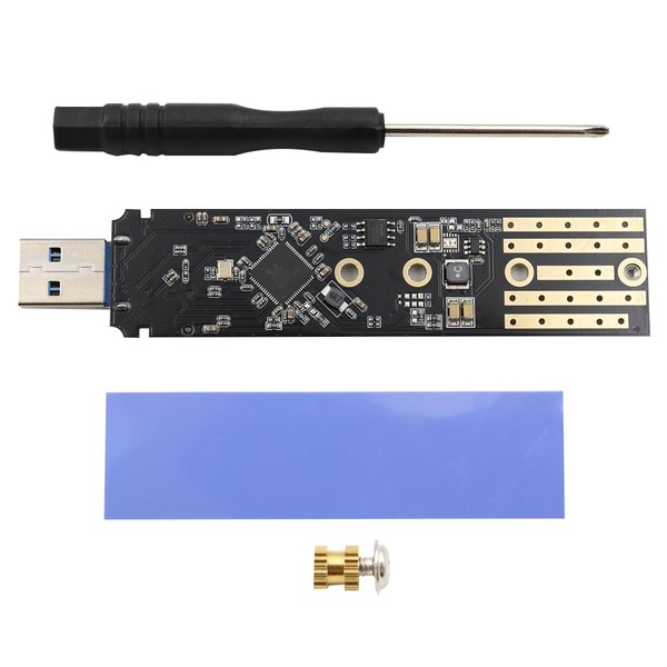 POFET M.2 Adapter, NGFF/NVME to USB Converter, Supported Interfaces M-Key/B-Key