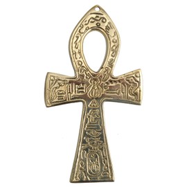Berk FS-090-S Ankh Brass Small with Egyptian Symbol 11cm