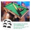 2 Sets Pool Table Middle Hole Mats Tail Hole Edges