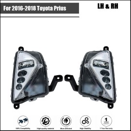 munirater Front Bumper Fog Light Lamp&Turn Signal 2016 2017 2018 For Toyota Prius Pair LED