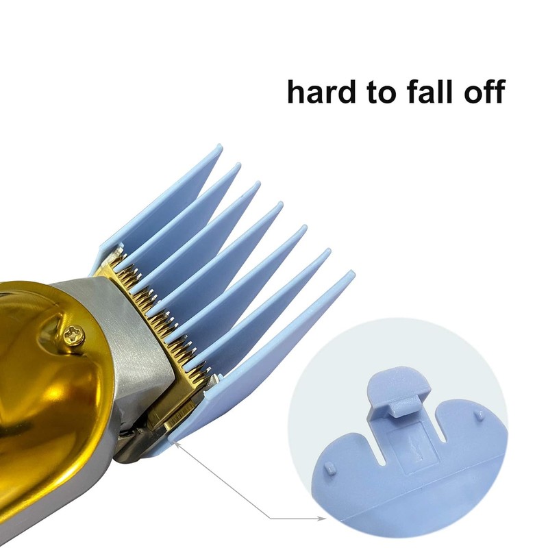 10 PCS Hair Clipper Combs Guides, Multicolor Hair Clipper Guide