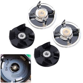 KBNIAN 2 Base Gears + 2 Blade Gears Mixer Replacement Parts Plastic Base Gear and Rubber Blades Gears Replacement Gears for 250W Magic Bullet Juicer Mixer