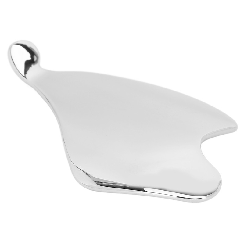 Stainless Steel Gua Sha Board Puffiness Reduction Lymphatic Drainage Heart