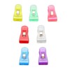 100 Pcs Plastic Clip Colorful Clear Clothespins Photos Crafts Memos