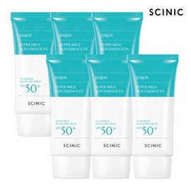 Scynic SCINIC Enjoy Super Mild Sun Essence SPF50+ PA++++, 50ml, 6 pieces / 싸이닉 엔조이 슈퍼 마일드 선 에센스 SPF50+ PA++++, 50ml, 6개