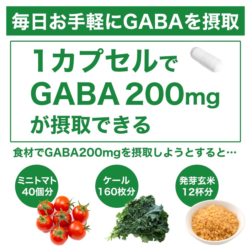 サプリクラフト GABA ギャバ サプリ 200mg 30日分(30カプセル)