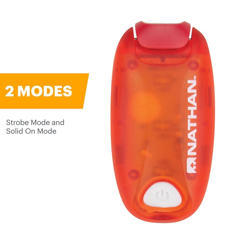 Nathan Sports Unisex's Strobe Light-Tango Red, One Size