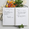 ZICOTO Aesthetic Blank Recipe Book with Linen Cover - The