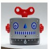 Cosa Nova Silver Robot Retro Kitchen Timer