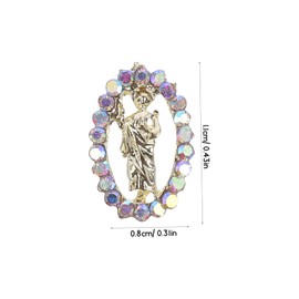 Mikinona 12 Pcs Nail Art Supplies Holographic Silver Nail Charms Cross Cute Glitter Gold Rhinestones Accessories for Shape Nail Decor Nail Art Charms Decorative Nail Charm Metal