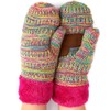 Funky Junque Exclusives Mittens Thermal Knit Mittens, Fleece Lined Mittens