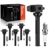 A-Premium Set of 6 Ignition Coil Pack and Iridium Spark