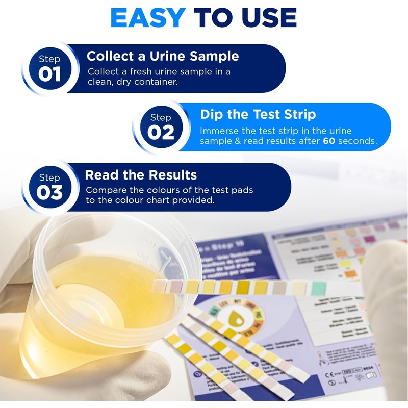 One Step 15 x Urine Home Test Strips 10 Parameter