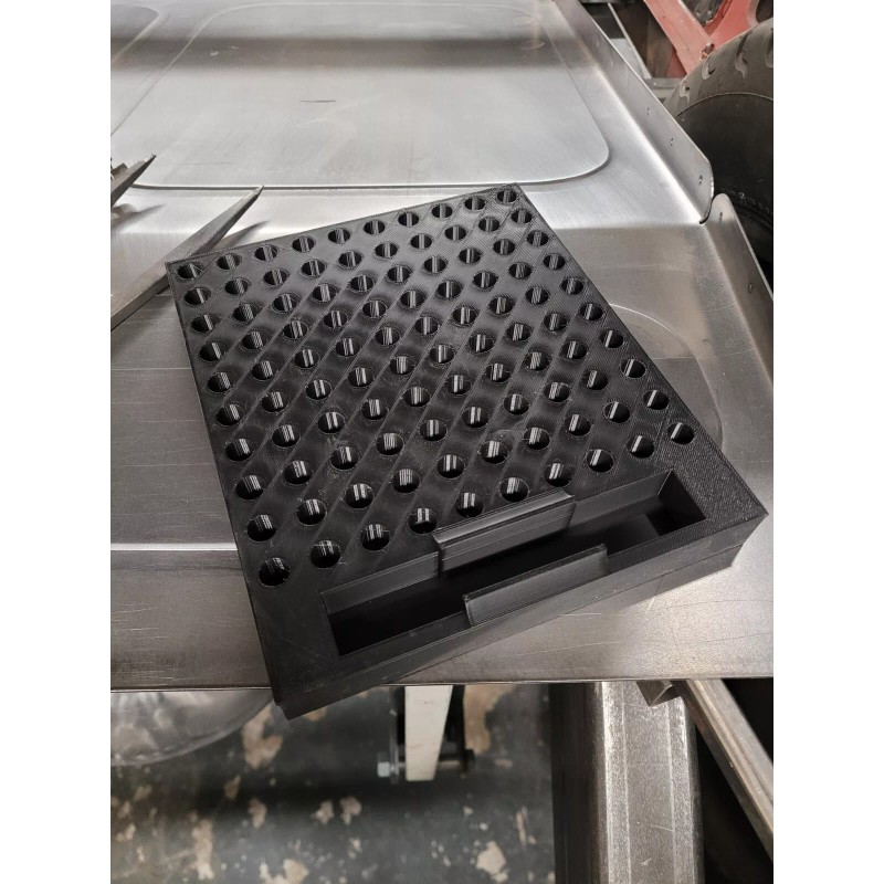 Cleco holder rack storage 100 hole with plyer holder