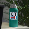 RetroPlanet Vinyl Sticker; Connecticut Nautical Flag, CT State Abbreviation Die