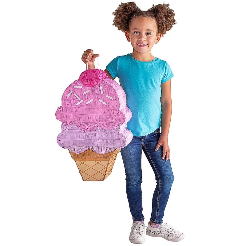 Fun Express Ice Cream Piñata - White Or Neutral