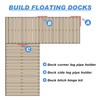 Venussar Floating Dock Hinges Kit, Pack of 2 Floating Dock