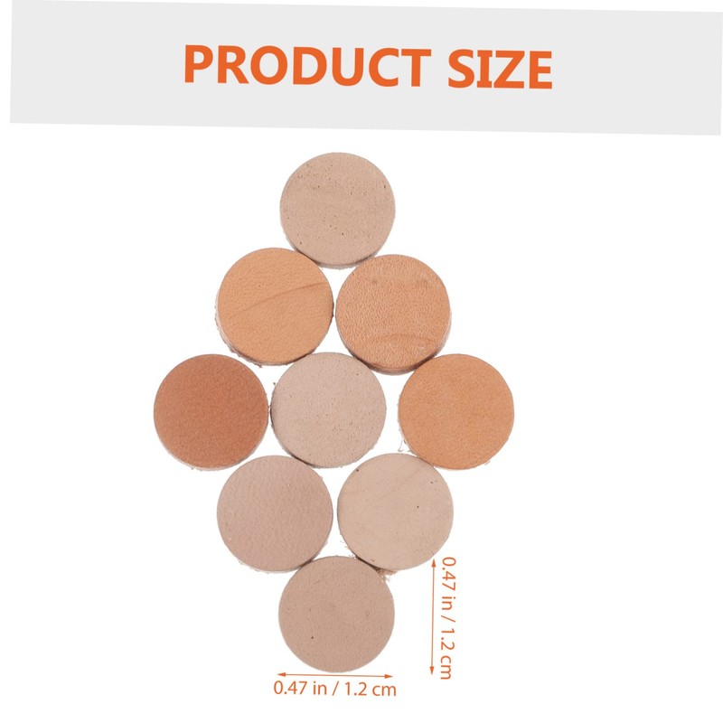 BESPORTBLE 2sets Billiard Tip Head Leather Pool Tips Pool Necessity