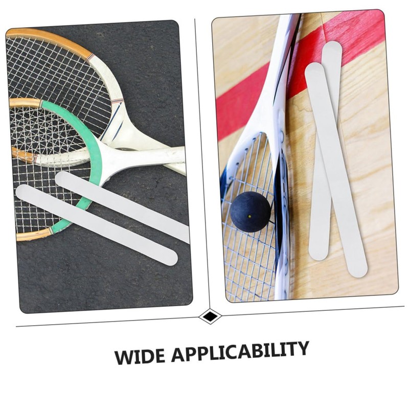 Kisangel Tennis Racket Head Tape 2pcs Tape TPU Material Frame