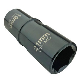 Heavy Duty CR-MO Metric 19mm x 21mm Flip Socket for 1/2 inch Impact Drive Air Gun by TYK Industries