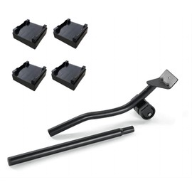 ZZYWWP Furniture Lifter Tool 24" - Compatible with for Hard Floor Surfaces Move Heavy Furniture Quickly & Easily (1lifter Tool & 4 Heightening Block)