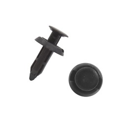 VekAuto 100 Pcs Rivet Clips, 28 x 15.5mm Fasteners Retainer Clip Universal for Car Plastic Black