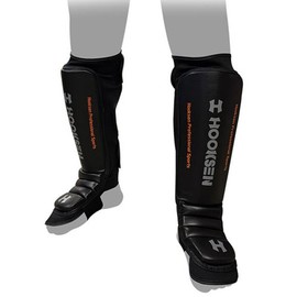 Hucksen - HS-757 Instep Shin Protector PU Synthetic Leather / 훅센 - HS-757 발등 정강이 보호대 PU 합성가죽